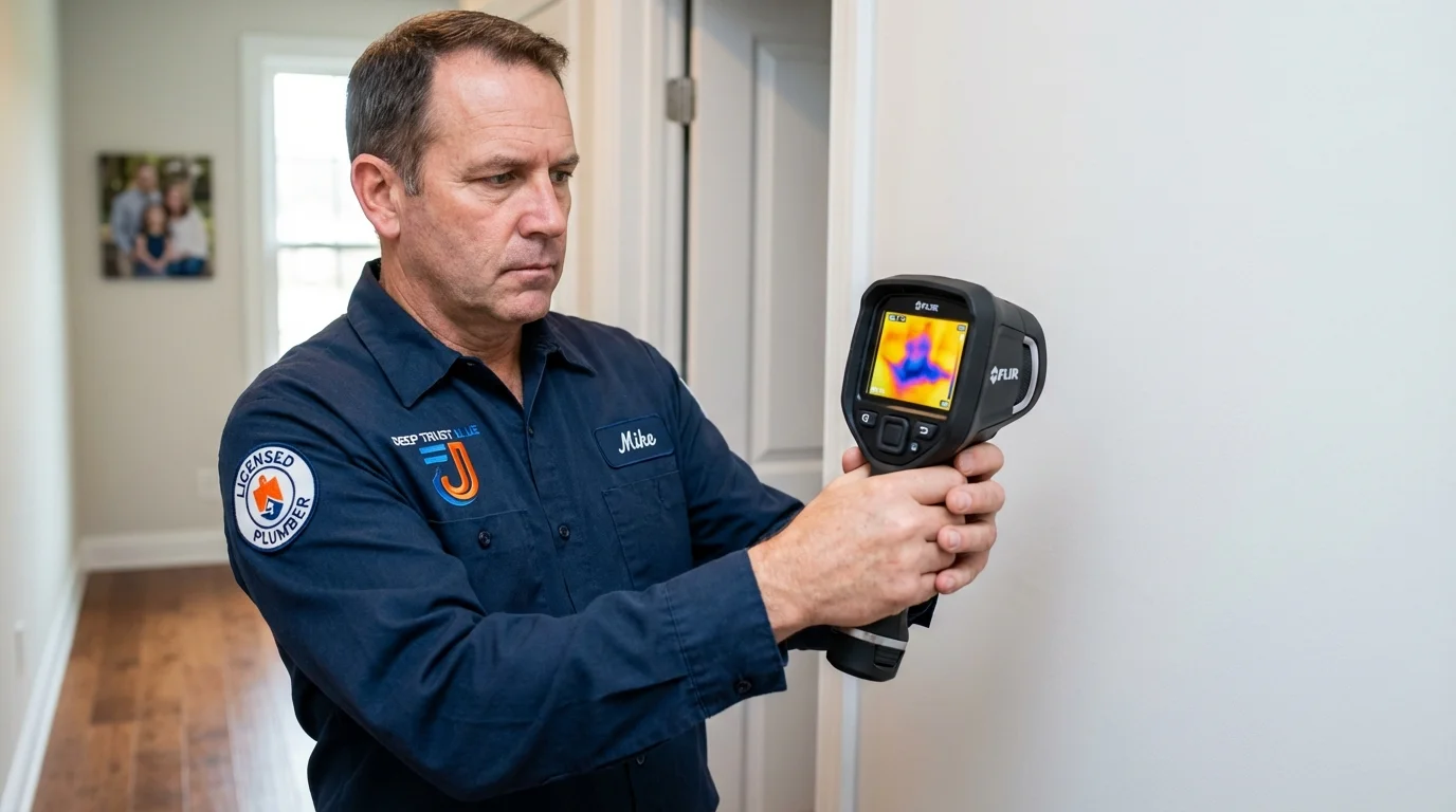 Thermal imaging leak detection by Johns Plumbing LLC in Laguna Woods